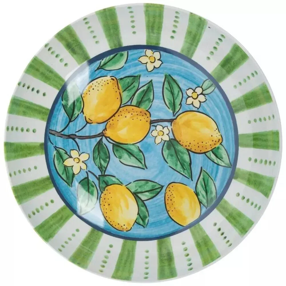 Lemons On Branch Serving Bowl NWT